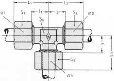 P-TV.../.../... (T-spojka redukovaná)